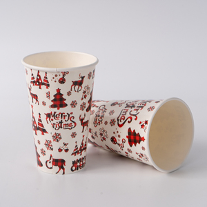 Biểu tượng tùy chỉnh đóng dấu đôi tường dùng một lần cốc cà phê 8 oz & 12 oz compostable lấy đi cho trà sữa cà phê - Product Image 2