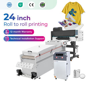 Presse à chaud numérique automatique de 24 pouces (600 mm) avec encre pigmentée et double tête pour l'impression sur t-shirts - Product Image 2