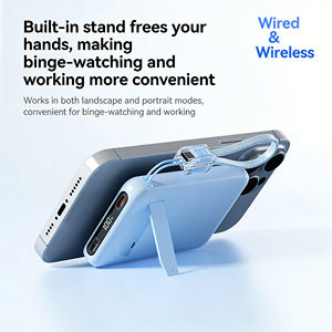 พาวเวอร์แบงค์แม่เหล็กขนาดบางเฉียบ 10000mah ชาร์จเร็วไร้สายขนาดเล็ก พาวเวอร์แบงค์มินิ 2026 ไอเดียสินค้าใหม่ PD 22.5w - Product Image 2