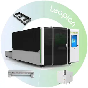 Leapion 6000w LF-3015PE for metal Stainless Steel, Carbon Steel, Aluminum laser cutting machine laser cutting 15mm stainless st