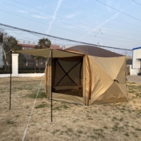 Tente de camping, tentes d'extérieur, tente pop-up, dômes gonflables sportifs, tente pour 4 personnes, tente de hayon de voiture, 1 chambre, 1 salon, camping, voyage