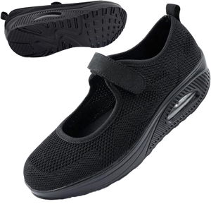 Sinodiving confortable coussin d'air femmes <span class=keywords><strong>chaussure</strong></span> <span class=keywords><strong>de</strong></span> sport maille tissu vamp léger respirant baskets pour <span class=keywords><strong>femme</strong></span> travail infirmière chaussures - Product Image 2