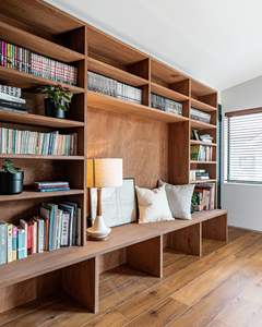 Soporte de TV <span class=keywords><strong>Flotante</strong></span> Moderno de Madera Dorada con Estantería, Soporte de TV Eléctrico de 85 Pulgadas para Sala de Estar, Bibliotecas Escolares - Product Image 1