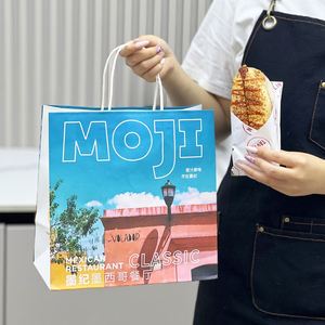 Bolsas de Comida para Llevar Personalizadas y Reciclables para Restaurantes, Ideales para Empacar Comida Mexicana con su Logotipo, Perfectas para las Necesidades de Comida para Llevar - Product Image 5