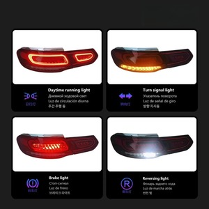 Fanale Posteriore LED Aggiornato per GLE W167 <span class=keywords><strong>GLC</strong></span> W253 2015-2019, Luce Freno e Retromarcia, Lampada Posteriore Modificata con Indicatori di Direzione Dinamici per Benz - Product Image 5
