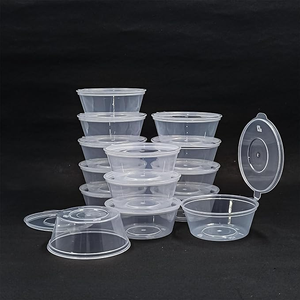 <b>Sauce</b> Cup Disposable 1oz PP Clear 90mm Diameter Plastic Container Food Jars Small Size Sample Containers - Product Image 2