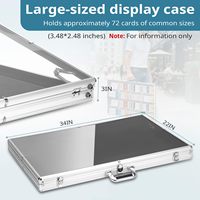 Étui de rangement pour cartes à collectionner en plastique transparent sur mesure, avec protection durable, pour la vente en gros
