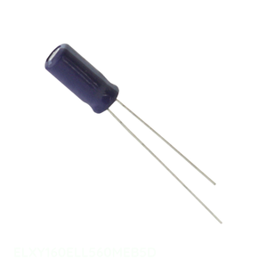Condensateur Fabricant Canal CAP ALUM 56uF 20% 16V RADIAL TH Through Hole ELXY160ELL560MEB5D 56 uF - Product Image 1