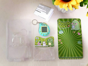 Konsol Game genggam tingkat hewan peliharaan, mainan hewan peliharaan Virtual elektronik untuk anak-anak dengan fungsi memberi makan & Perawatan - Product Image 4