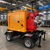 Pompe de dragage hydraulique sans fuite 35m³/h double alimentation avec portée horizontale de 450m pour l'assèchement des tunnels et des galeries de conduites