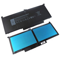 Batterie de remplacement pour ordinateur portable F3YGT 7.6V 60Wh pour Dell Latitude 12 7000 7280 7480 Batterie rechargeable pour ordinateur portable