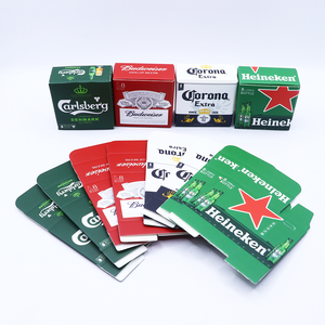 Caja de Cartón para Seis Botellas de Vino o Cerveza con Logotipo Personalizado al por Mayor, Porta Botellas Portátil con Asa, Embalaje de Papel Corrugado para 6 Botellas de Bebidas Energéticas - Product Image 4
