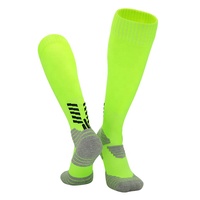 Chaussettes longues en Spandex pour jeunes, 1 paire, au dessus du genou, pour le Football, idéal pour les Sports de plein air