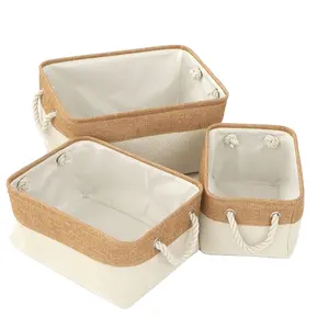 Factory Price Manufacturer Supplier Cloth Storage Basket Linen Storage Basket Foldable Collapsible Storage Laundry Baskets