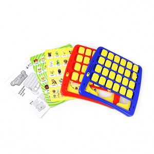 Diy Chess Desktop Battle Guessing Characters Logical Reasoning Parent-Child Interaction Guess Who Board <b>Game</b> - Product Image 1