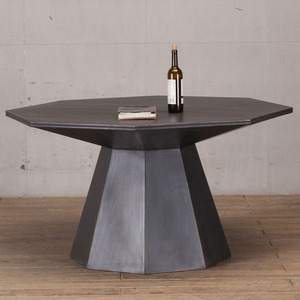 Hiện đại sang trọng rắn gỗ tròn bàn ăn màu đen cho biệt thự nhà hoặc sử dụng hội trường - Product Image 3