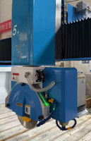 Machine de découpe à pont à cinq axes ZEUS pour granit et marbre, scie CNC 5+3, caméra HD, moteur, boîte de vitesses, pompe, roulement, moteur 15+7.5kW