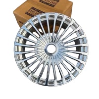 Jantes en alliage forgé, chrome neuf, PCD 98mm/100mm, déport 30mm, design multi-branches, 8.5-11J, ajustement universel SUV