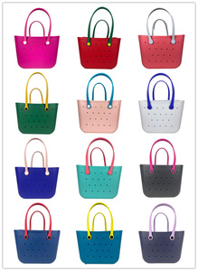 Bolsos de mano DIY de alta calidad para mujer, bolsa de compras EVA impermeable de gran capacidad - Product Image 6