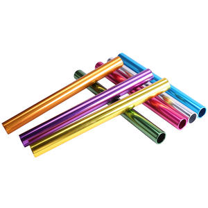 Bâtons de relais d'athlétisme de qualité standard en alliage d'aluminium D27mm et équipement de course de relais de piste - Product Image 3