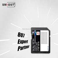 SMIOST WIP GPS voiture logiciels Navigation CID carte de voiture carte SD mémorial pour Citroen Europe 16GB Myway 207 Expert