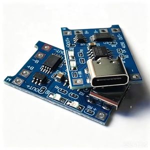 Módulo de Carga de Batería de Litio TP4056 1A, Puerto USB Tipo-C, Carga y Protección 2 en 1, Placa Cargadora de Iones de Litio TP-4056 - Product Image 1