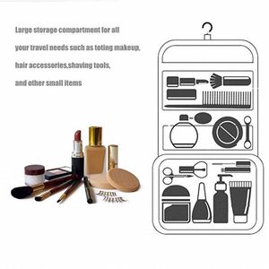 Trousse de toilette suspendue Gonex, sac de rangement de voyage pour maquillage et articles de toilette, hommes et femmes - Product Image 2