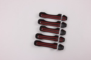 For 2018 2019 NEW <b>Door</b> Handle Cover-Black ABS Plastic Carbon Fiber Exterior Accessories <b>Trim</b> - Product Image 4