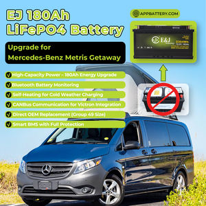 Kit de Energí<span class=keywords><strong>a</strong></span> Fuera de la Red: Baterí<span class=keywords><strong>a</strong></span> LiFePO4 de 12V 180Ah H8, Cargador MPPT DCDC de 60A y Monitor LCD - Product Image 4