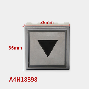 Repuestos para Puertas de Ascensor, Botón de Ascensor A4N18898 Sin Marcas en Braille para <span class=keywords><strong>Ascensores</strong></span> TKE Thysen - Product Image 4