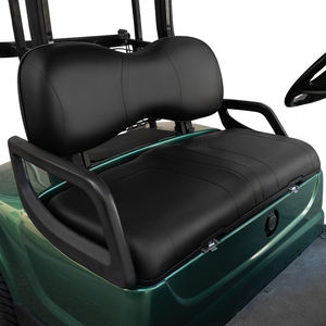 Siège avant noir pour voiturette de golf Yamaha, le coussin et le dossier sont tous deux en plastique. - Product Image 5