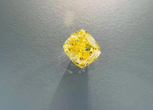 SGARIT Certified Excellent Cut <strong>Natural</strong> <strong>Diamond</strong> Cushion Cut 0.33ct SI1 Fancy Yellow <strong>Real</strong> <strong>Loose</strong> <strong>Diamond</strong> - Product Image 3