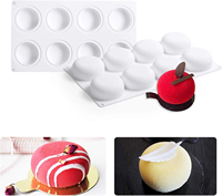 Moule en silicone 3D pour la pâtisserie, le cheesecake, le pudding, la gelée, la mousse au chocolat