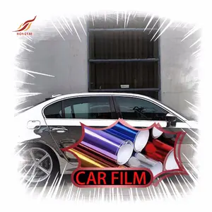 Silver Chrome Mirror Vinyl Wrap Film Car Sticker Decal Anti-UV Waterproof 