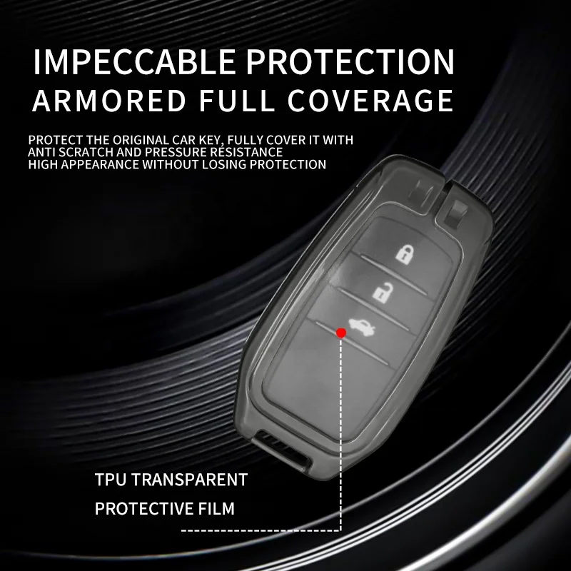 New Design Zinc Alloy Car Key Case Cover for Toyota - CM Brand (Model: CM000) | Protective Key Fob C