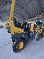 XCMG Équipement de compactage léger de haute qualité officiel XD140VT Rouleau de route avec double tambour