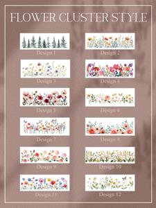 Cadeaux pour demoiselles d'honneur, boîte personnalisée avec fleur de naissance, étui en cuir personnalisé, boîte à bijoux de voyage avec nom, cadeau pour elle - Product Image 3