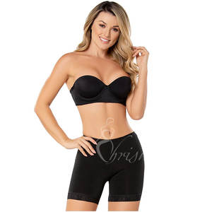 Pantalones cortos de fajas de muslo medio con levantador de glúteos para mujer, pantalones cortos moldeadores de cintura alta, pantalones cortos moldeadores suaves, bragas, barriga - Product Image 3