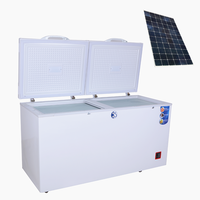 Congélateur coffre solaire 12V de 100L à 600L, réfrigérateur portable alimenté par énergie solaire, congélateur profond solaire, réfrigérateurs à compresseur avec affichage, refroidisseurs