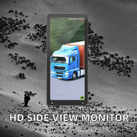 Moniteur de voiture LCD HD IPS 12,3 pouces, caméra de recul, sécurité de conduite pour bus, camion, 9-36V, VGA, HDMI2, tableau de bord, garantie 1 an