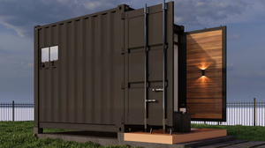 Maisons conteneurs de luxe, bureaux conteneurs, jardin, bureau extérieur de 10 pieds, petit abri de jardin, bureau mobile, <span class=keywords><strong>chalets</strong></span> - Product Image 5