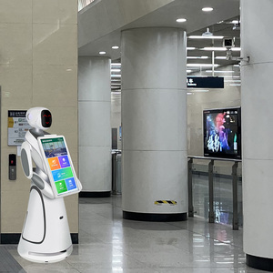 Robot de service commercial interactif à intelligence artificielle, réceptionniste humanoïde pour l'accueil des clients et la navigation dans les espaces de vente au détail et d'hôtellerie - Product Image 3