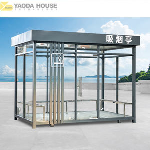 Cabine préfabriquée de billet de kiosque de sécurité de cadre en acier extérieur de 2024 pour la <span class=keywords><strong>France</strong></span> - Product Image 3