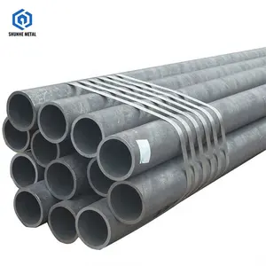चीन अनुकूलित गोल सीएस धातु निर्माण ब्लैक कार्बन स्टील निर्बाध पाइप 40sch A106 sch 80 गर्म रोल ट्यूब निर्माता कीमत