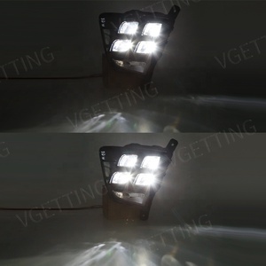 Đèn LED ô tô <span class=keywords><strong>4</strong></span> mắt chạy ban ngày DRL đèn sương mù lái xe cho Hyundai IX25 Creta 2015 2016 Trắng mát chống thấm nước - Product Image 6
