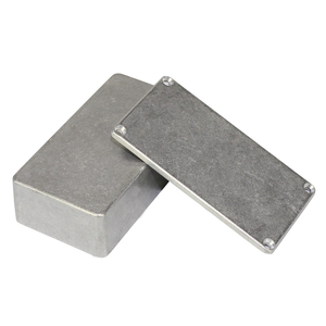 Contenitore per pedali chitarra in alluminio 125B 1590N1 122x66x39.5 MM, custodia in metallo per stompbox, scatola per effetti chitarra non finita con interruttore a levetta - Product Image 6