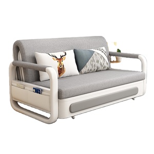 Sofá <span class=keywords><strong>Cama</strong></span> Extraíble Moderno de Alta Calidad con Sillón, Sofá Convertible de Tres Plazas - Product Image 1