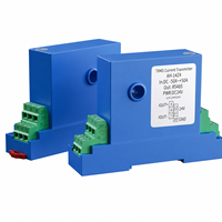 Transmetteur de courant AC/DC TRMS à effet Hall AH-14Z4 150A RS485 Capteur de courant True RMS DC24V Précision industrielle 0,2% F.S 35mm