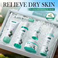Produits de soin de la peau SADOER, kit de soin de la peau raffermissant au collagène éclaircissant, 6 pièces, hydratant, acide salicylique, kit d'élimination de l'acné