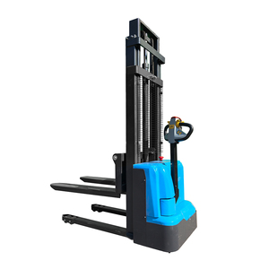 Apilador de palés de entrega rápida Carretilla elevadora eléctrica Elevador de palés 1000kg 1500kg 2000kg Apilador semieléctrico Precio - Product Image 5